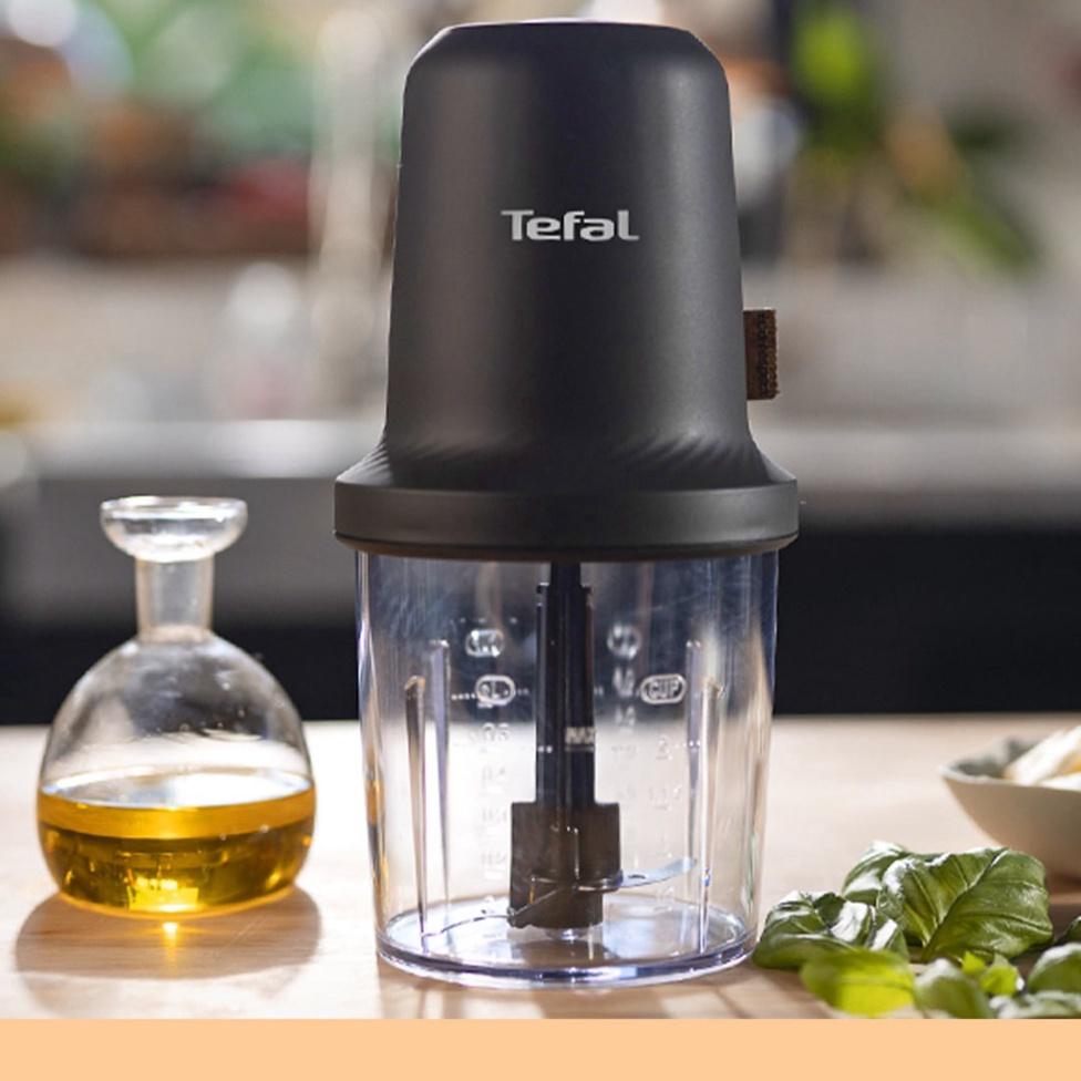 Máy Xay Sinh Tố Mini Da Năng TEFAL MQ80E838, Công Suất 500W, Nhập Pháp, BH 12 Tháng