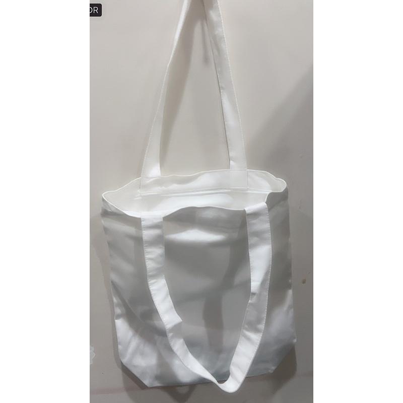 [Túi 2 lớp] Túi vải Canvas có khoá kéo và túi nhỏ bên trong kích thước