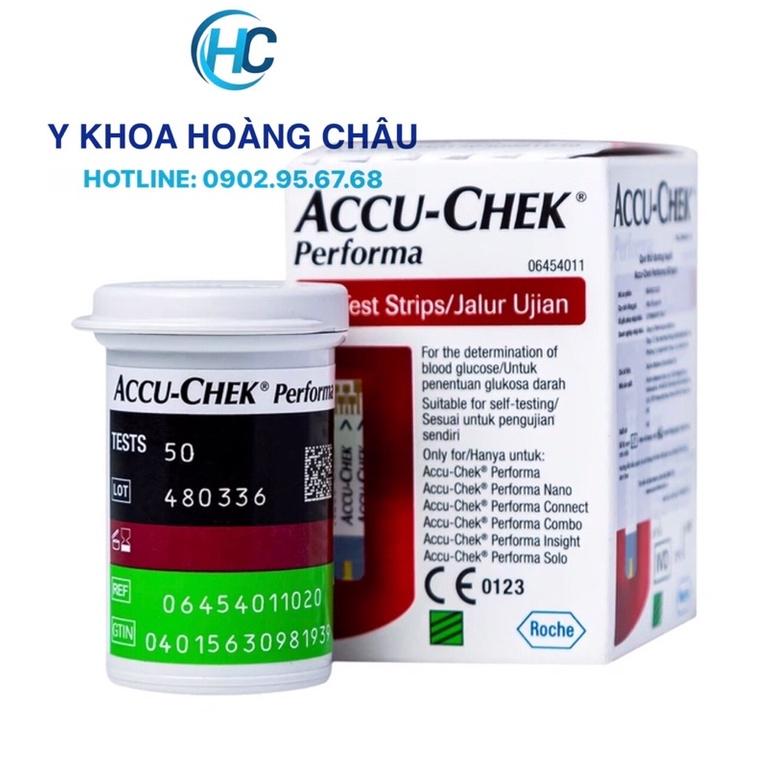 Que Thử Đường Huyết Accu-Chek Performa (Hộp 25 - 50 que