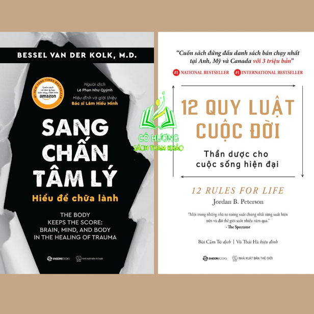 Sách - Combo: Sang chấn tâm lý - 12 quy luật cuộc đời