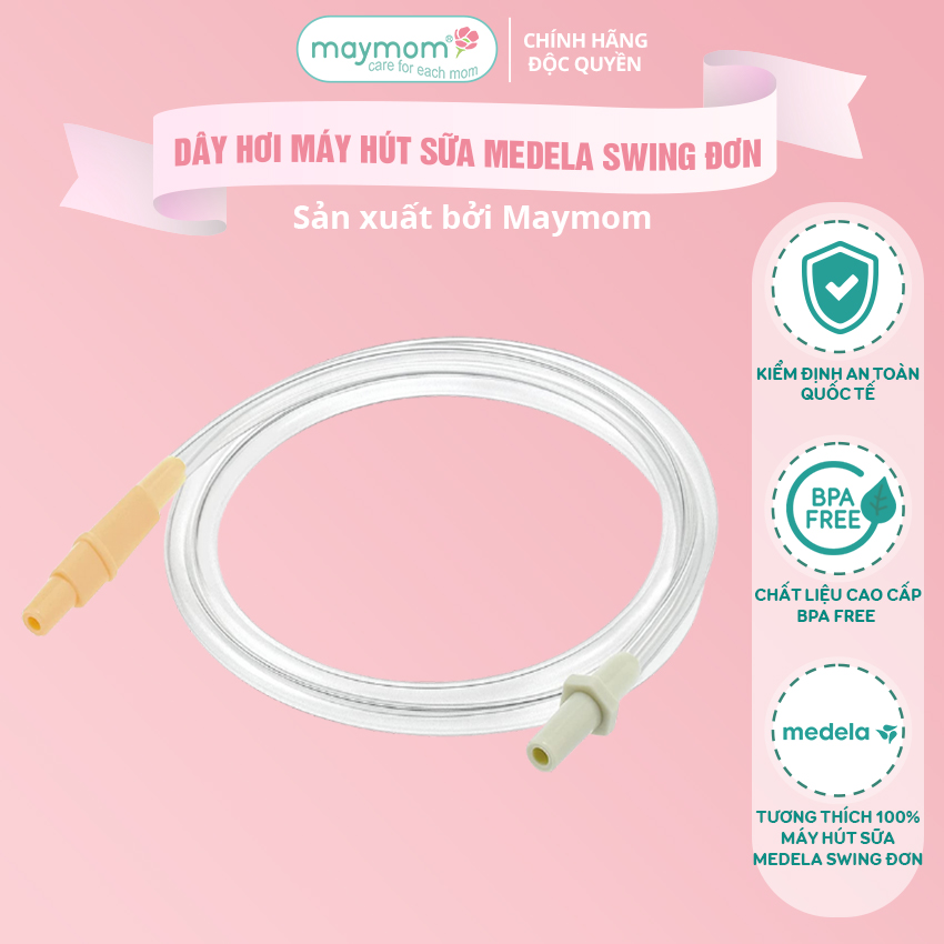 Dây Hút Sữa Medela Swing Thương Hiệu Maymom, Không Chứa BPA, An Toàn 100%, Vệ Sinh Dễ Dàng (1 dây