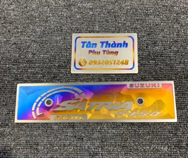 Bảng tên Titan kiểu 3D dành cho xe Vario, Mxking, Satria, Exciter, Sonic, Winner