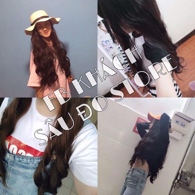 HÌNH THẬT, CLIP THẬT BỘ NGUYÊN ĐẦU L05 SÓNG XÙ CAO CẤP TẶNG LƯỚI TRÙM VÀ XỊT DƯỠNG TÓC