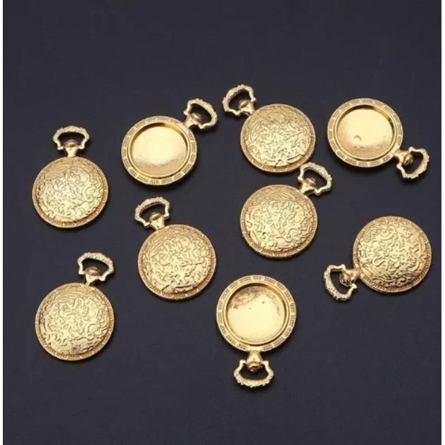 Khuôn Resin Giả Đồng Hồ Hình Tròn Màu Vàng - Trường Thịnh Sài Gòn