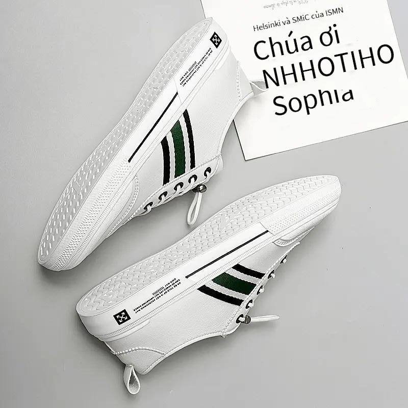 Đảm bảo chất lượng giày nhỏ màu trắng ins giày hợp thời trang giao hàng nhanh mới nhất giày chạy bộ ngoài trời giày đỏ