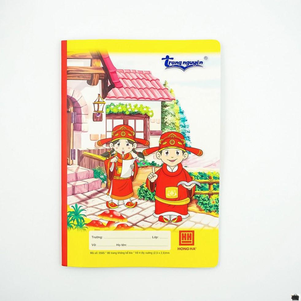 Vở 4 ô ly 80 trang Hồng Hà Chân dung Trạng Nguyên - 0565