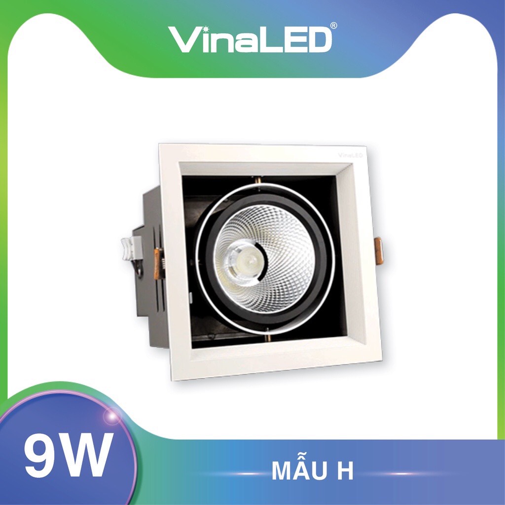 Đèn led âm trần mẫu H VINALED