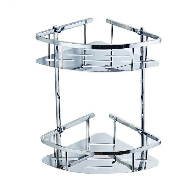 Kệ góc 2 tầng dùng trong phòng tắm KG001