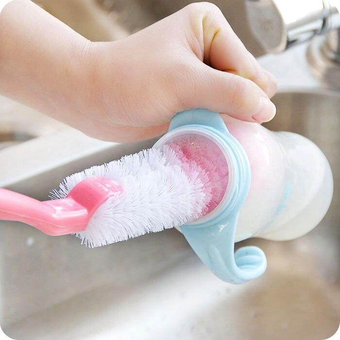 1pc Long handle Cup Brush Strong Decontamination Bottle Cleaning Brush