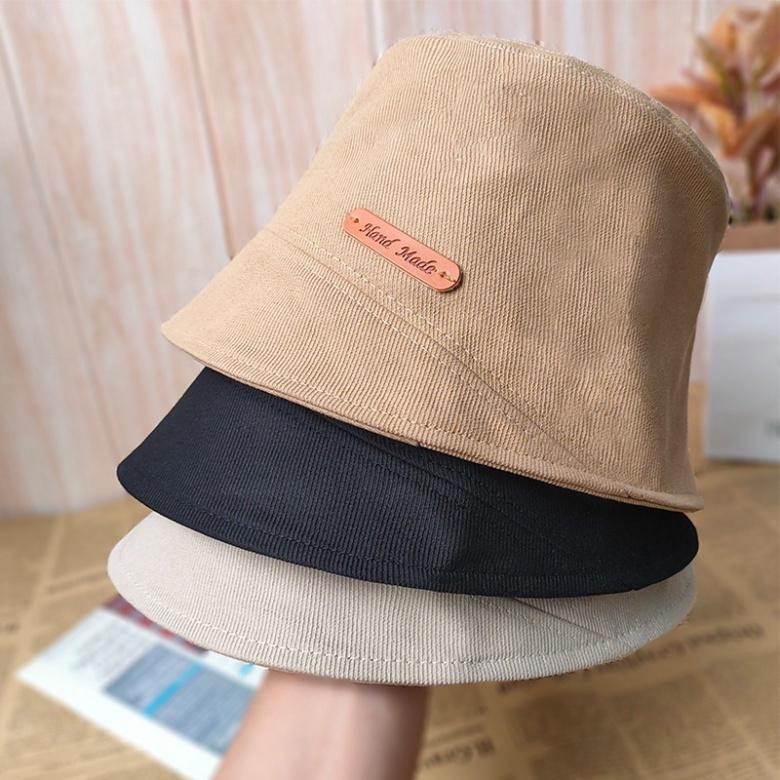 Mũ bucket kaki Handmade nam nữ cao cấp dáng ulzzang