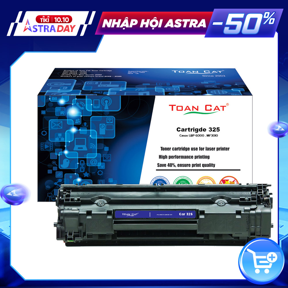 Hộp mực in Toàn Cát Cartridge 325 - 285A dùng cho máy in Canon LBP 6000 , MF3010 - HÀNG CHÍNH HÃNG
