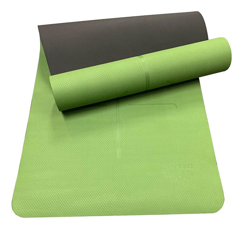 Thảm tập Yoga định tuyến Sportslink Zera TPE 2 lớp 8mm