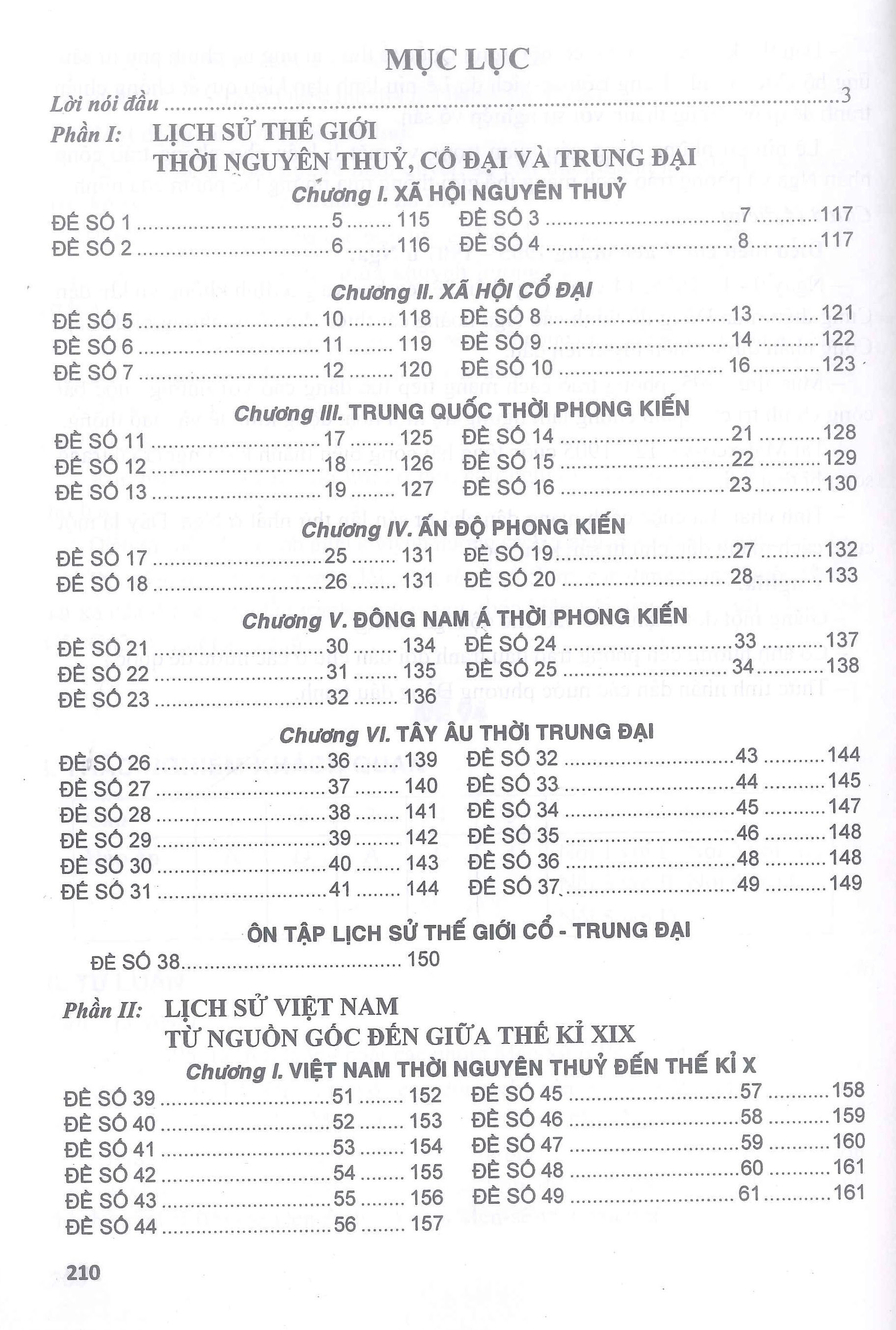 Bộ Đề Kiểm Tra Trắc Nghiệm Và Tự Luận Lịch Sử 10 (Tái Bản)