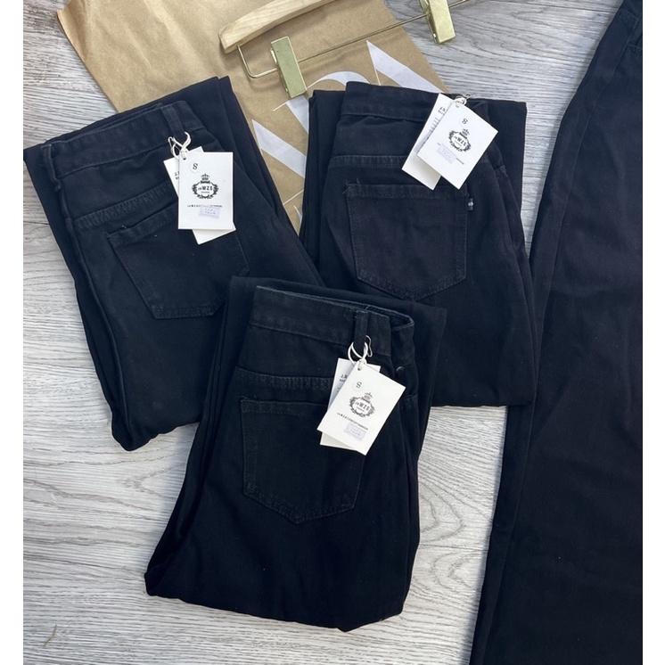 QUẦN JEANS SUÔNG CẠP CAO