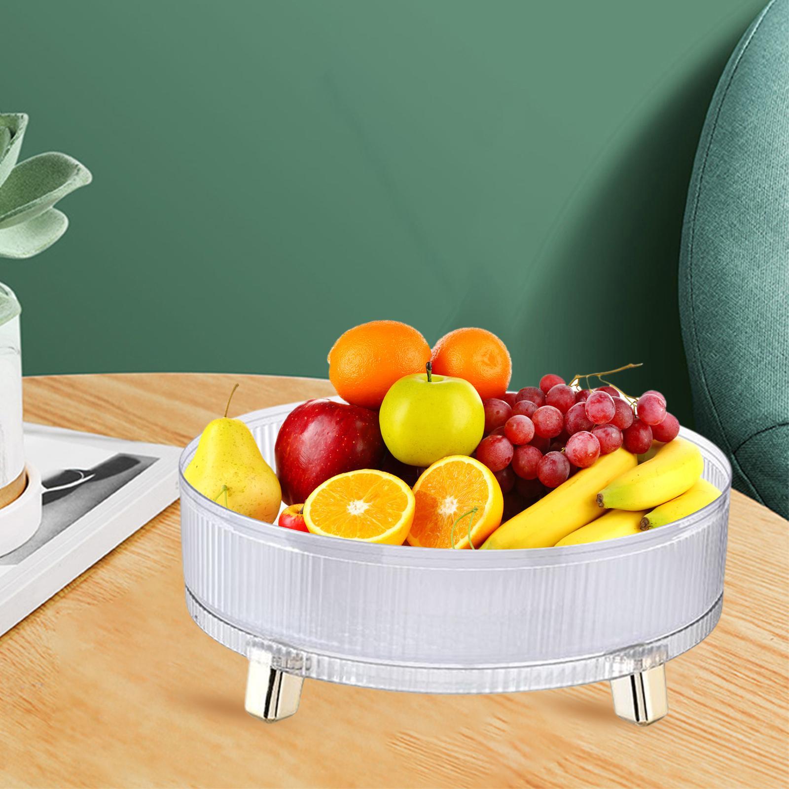 Perfume Display Tray Rotating Spice Holder Clear