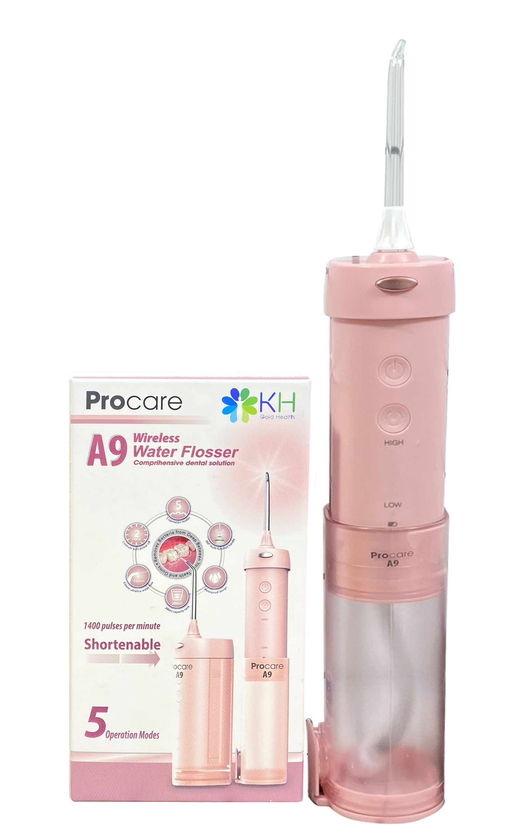 Máy Tăm Nước Procare A9 New (Hồng)