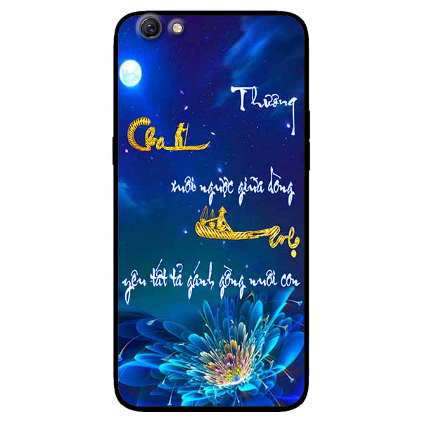 Ốp lưng in cho Oppo F3 Lite Mẫu Thư Pháp Cha Mẹ