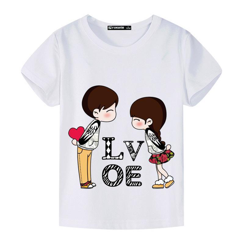 Áo phông in hình Chibi Love dễ thương