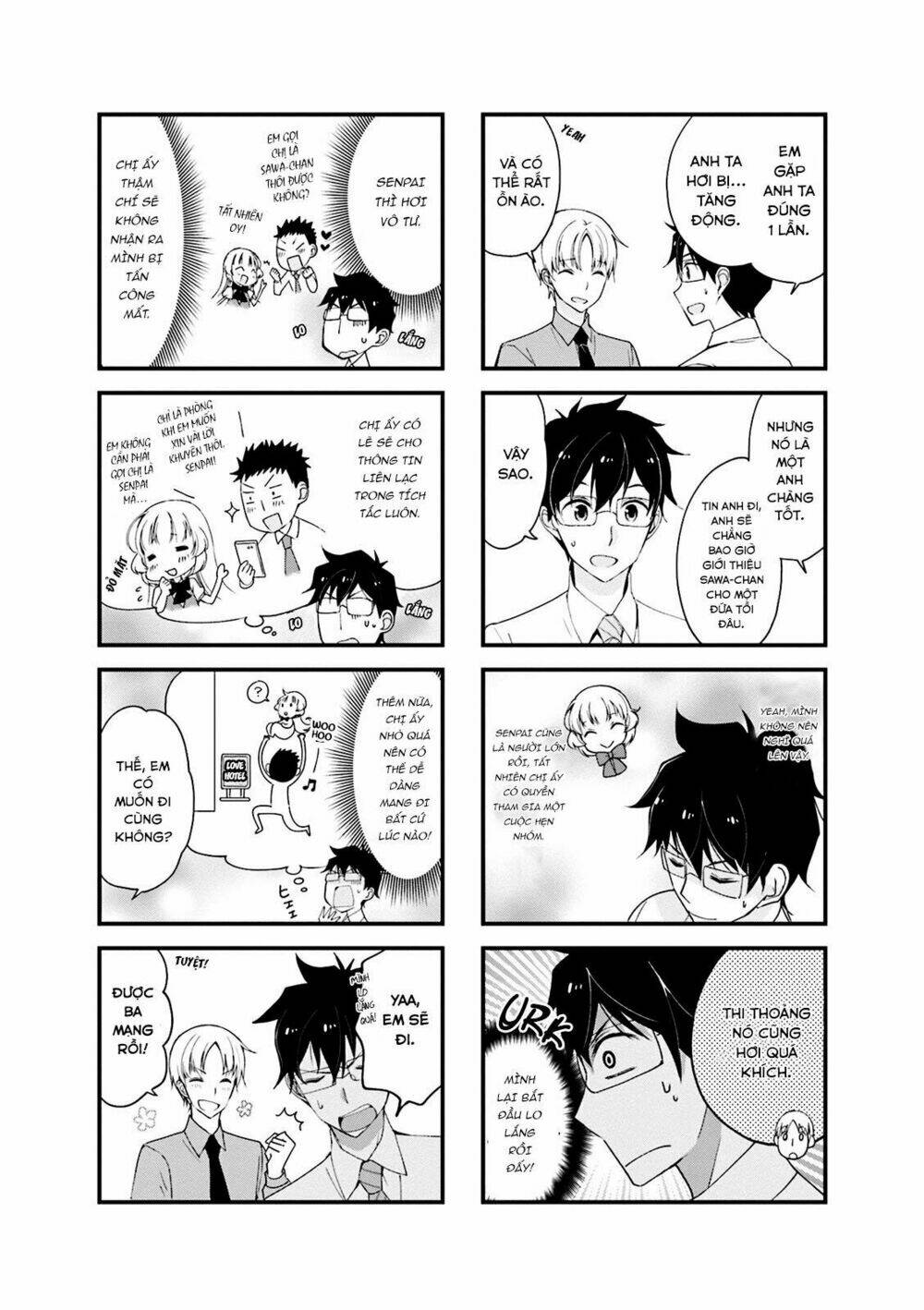 senpai nhỏ nhắn của tôi rất dễ thương chapter 13 5