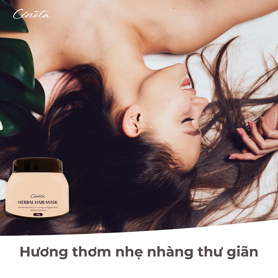 Ủ tóc thảo dược gừng Nhật Cenota Herbal Hair Mask