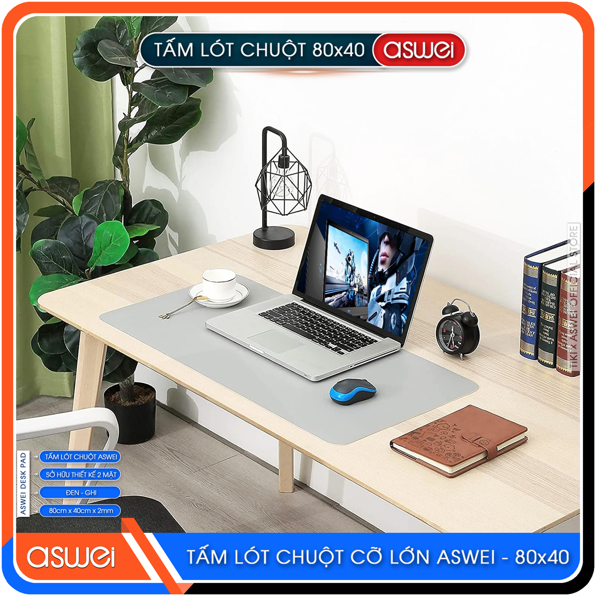 Tấm Lót Chuột ASWEI - Hàng Chính Hãng