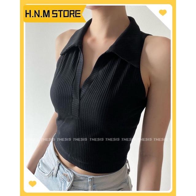 (kèm ảnh thật) Áo croptop sát nách thời trang H.N.M STORE