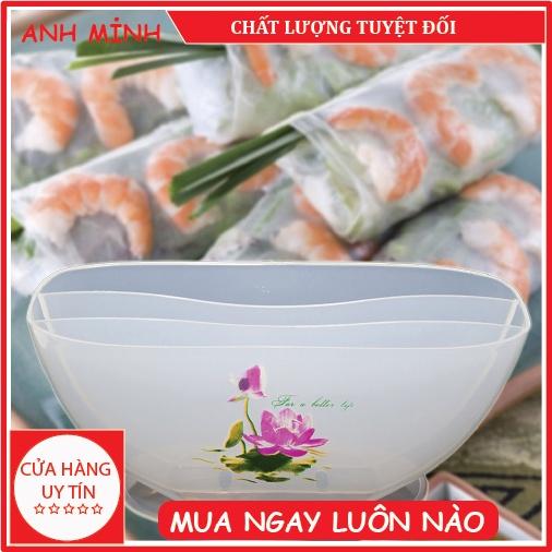 Tô nhúng bánh tráng 3 ngăn không độc hại an toàn cho sức khỏe