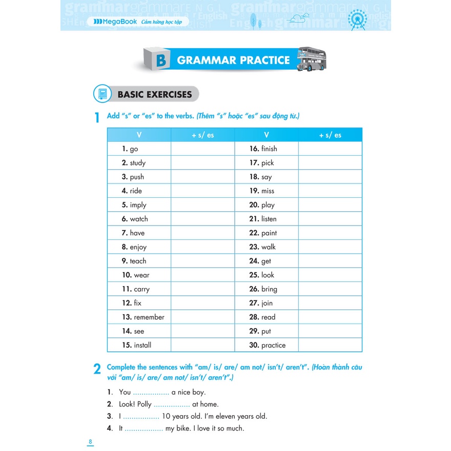 Ngữ Pháp Tiếng Anh Nâng Cao Lớp 6 - Tập 1