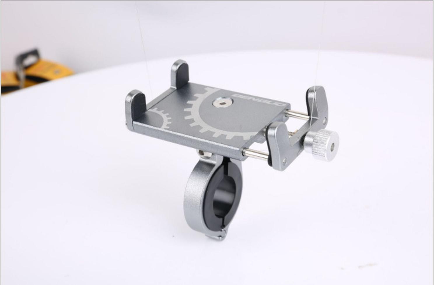 Phong cách mới nhất đi xe đạp giá đỡ điện thoại di động pin định vị xe điện xe máy giá đỡ điện thoại hợp kim nhôm cố định xe đạp
