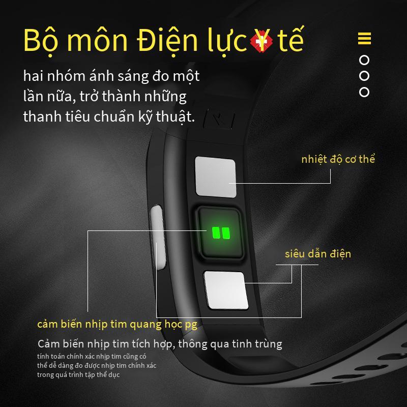 Đảm bảo chất lượng Vòng đeo tay thông minh đo nhiệt độ cơ thể TM01 Điện tâm đồ + PPG Điện tâm đồ Nhịp tim Huyết áp Bài tập oxy trong máu