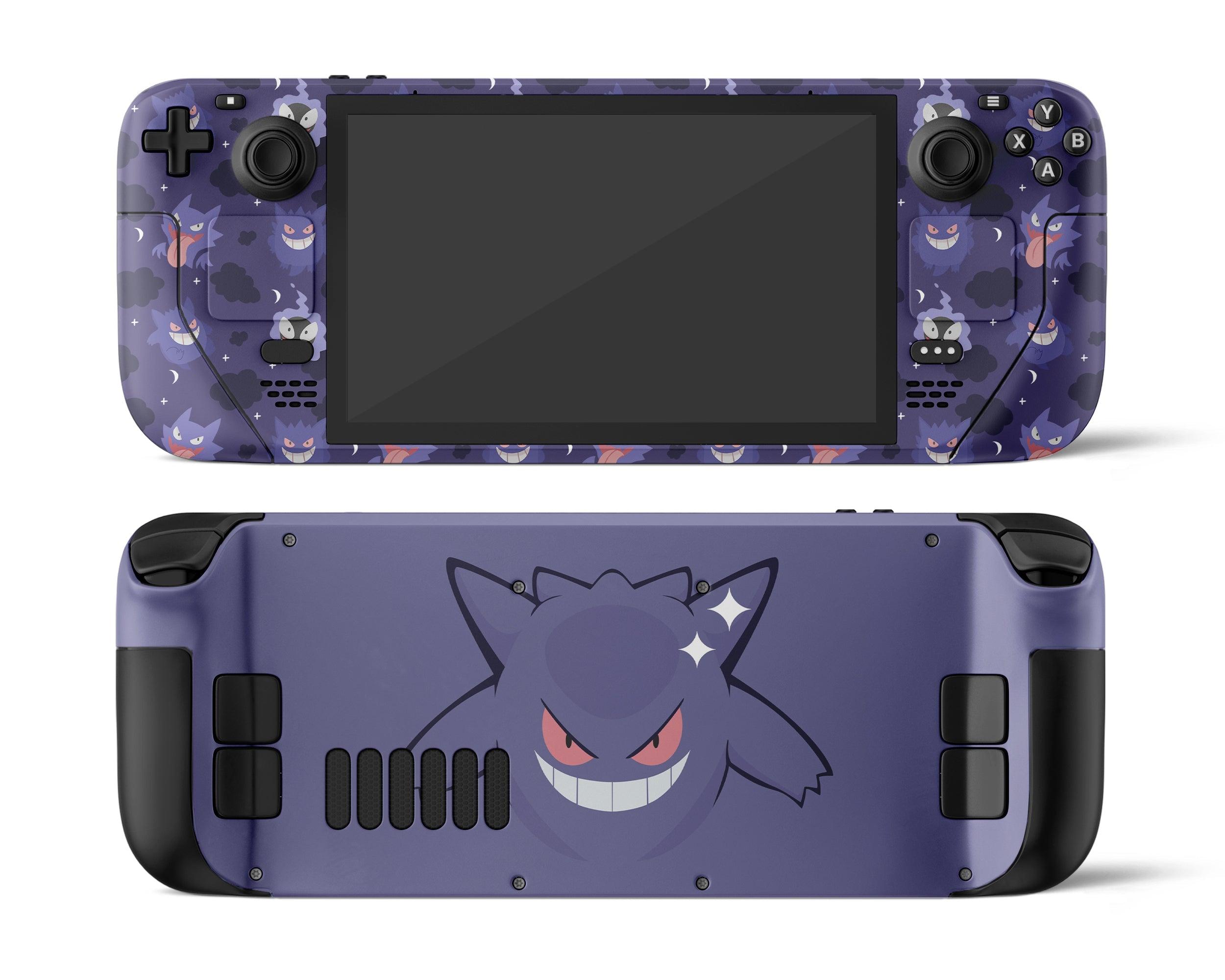 Skin dán Steam Deck mẫu Pokemon Gengar Evolution (Đã cắt sẵn chi tiết, dễ dán)