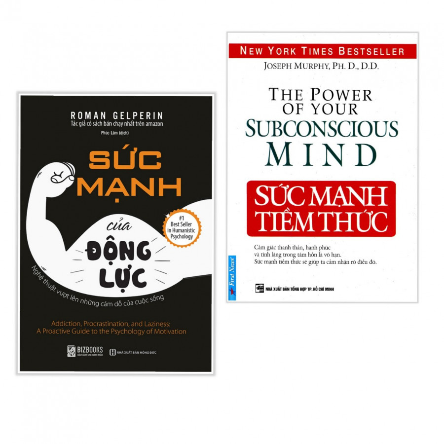 Combo Sách Tư Duy - Kỹ Năng Sống: Sức Mạnh Của Động Lực - Nghệ Thuật Vượt Lên Những Cám Dỗ Của Cuộc Sống + Sức Mạnh Tiềm Thức (Tặng Bookmark Phương Đông)