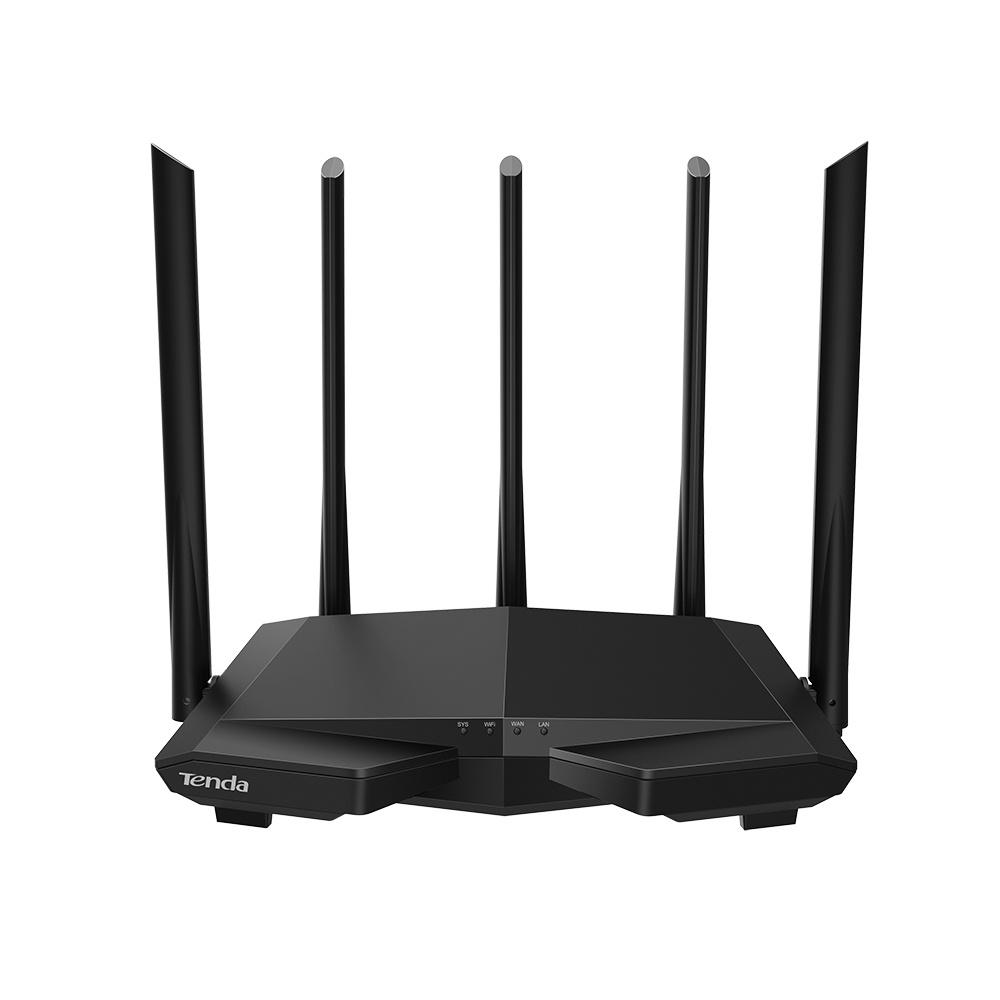 Router Wifi Chuẩn AC1200 Tenda AC7 Đen - Hàng Chính Hãng