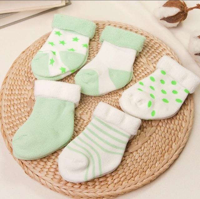 Set 5 đôi - Tất cotton co 4 chiều