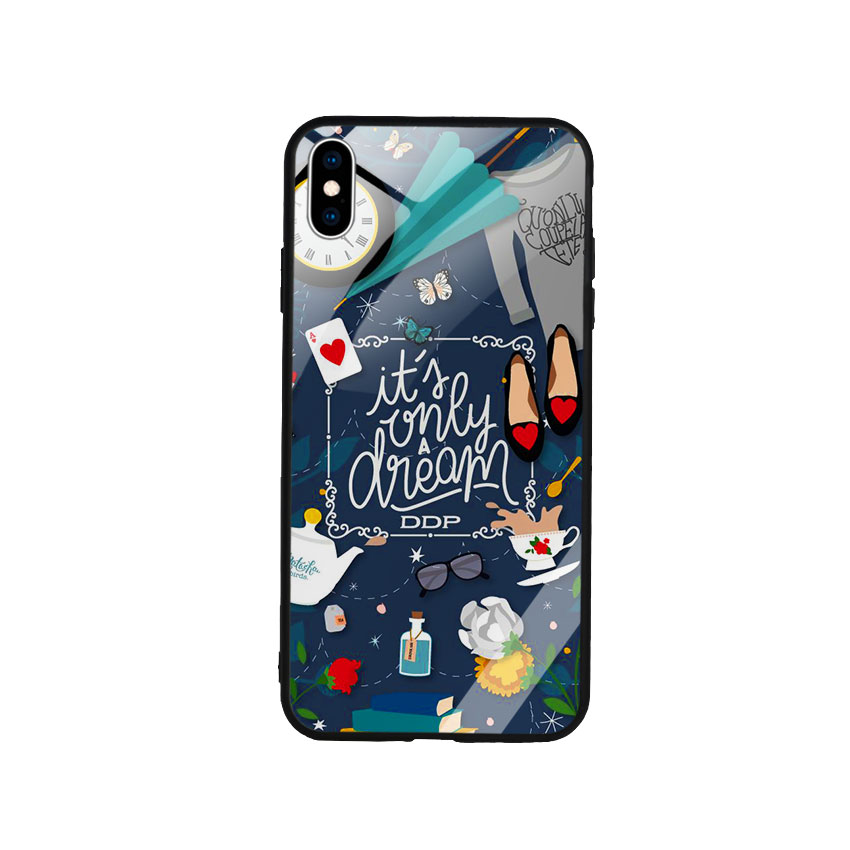 Ốp Lưng Kính Cường Lực cho điện thoại Iphone Xs Max - Dream Girl 02