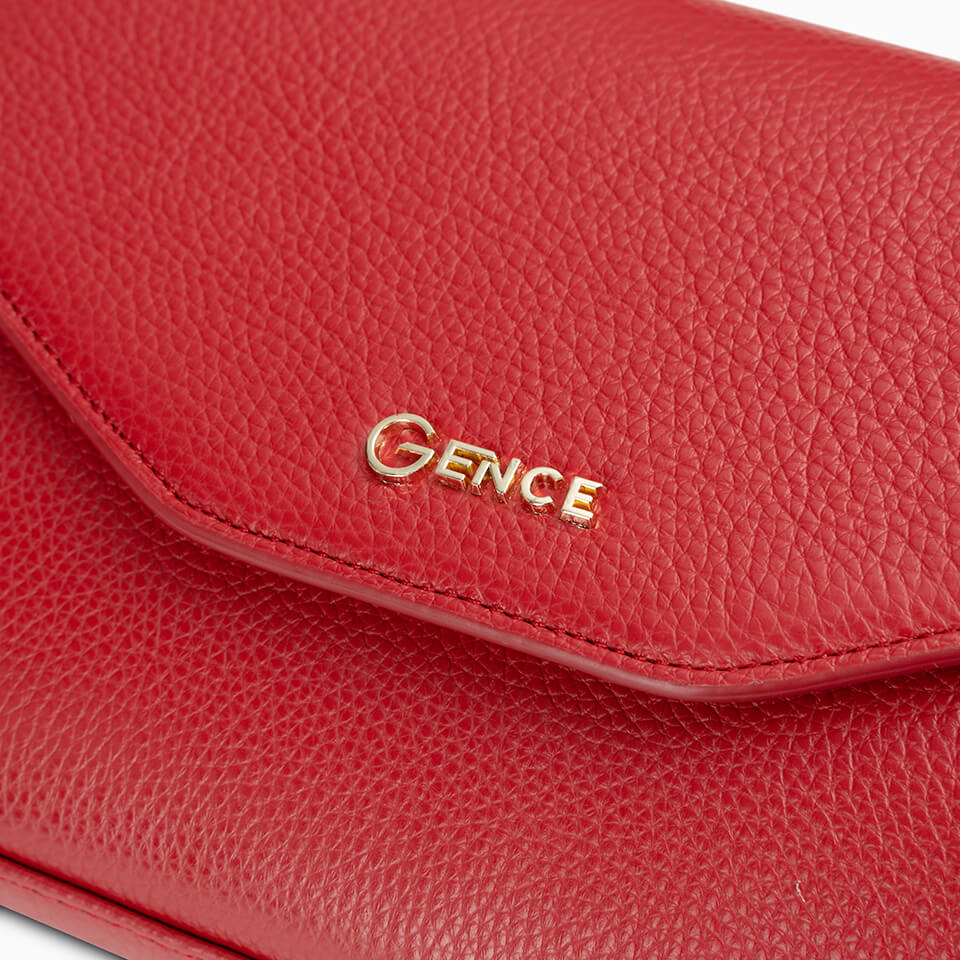 Túi Xách Thời Trang Nữ Da Thật Cao Cấp Gence TX04 Đỏ