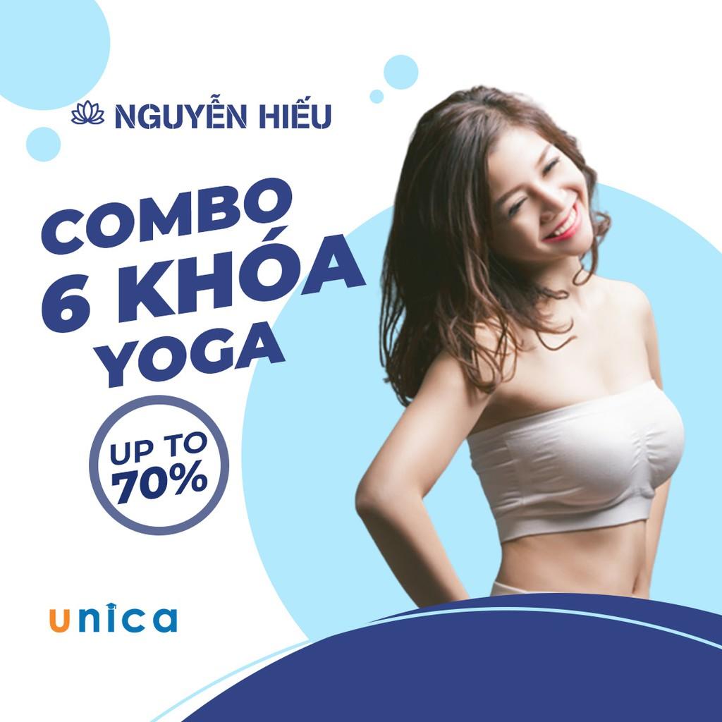 Trọn bộ 6 khóa học YOGA ONLINE NGUYỄN HIẾU tại nhà - DA ĐẸP DÁNG XINH - Tặng khóa EATING CLEAN