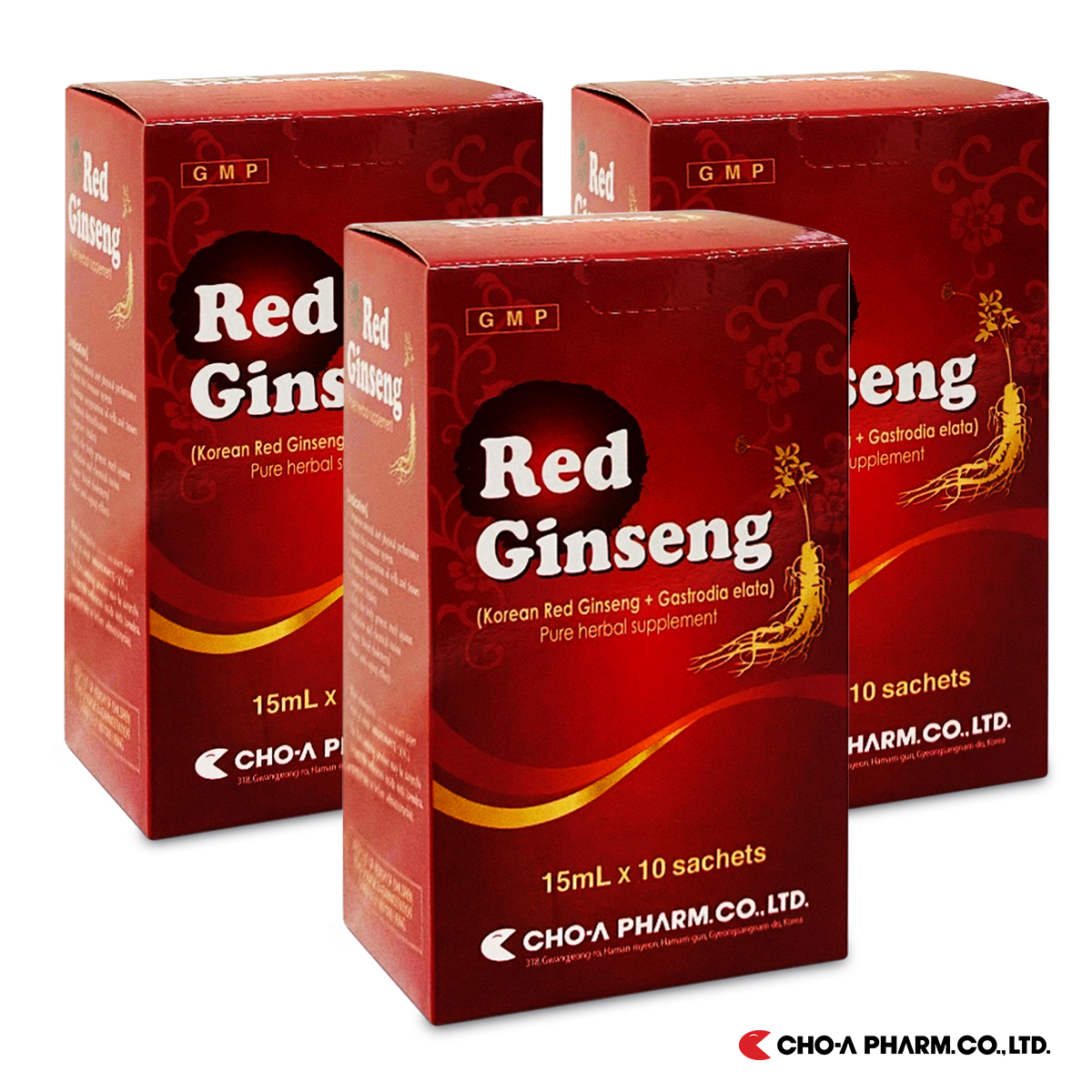 Combo 5 Gói Hồng Sâm Hàn Quốc Red Ginseng Hỗ Trợ Tăng Đề Kháng (5 Gói x 15ml)