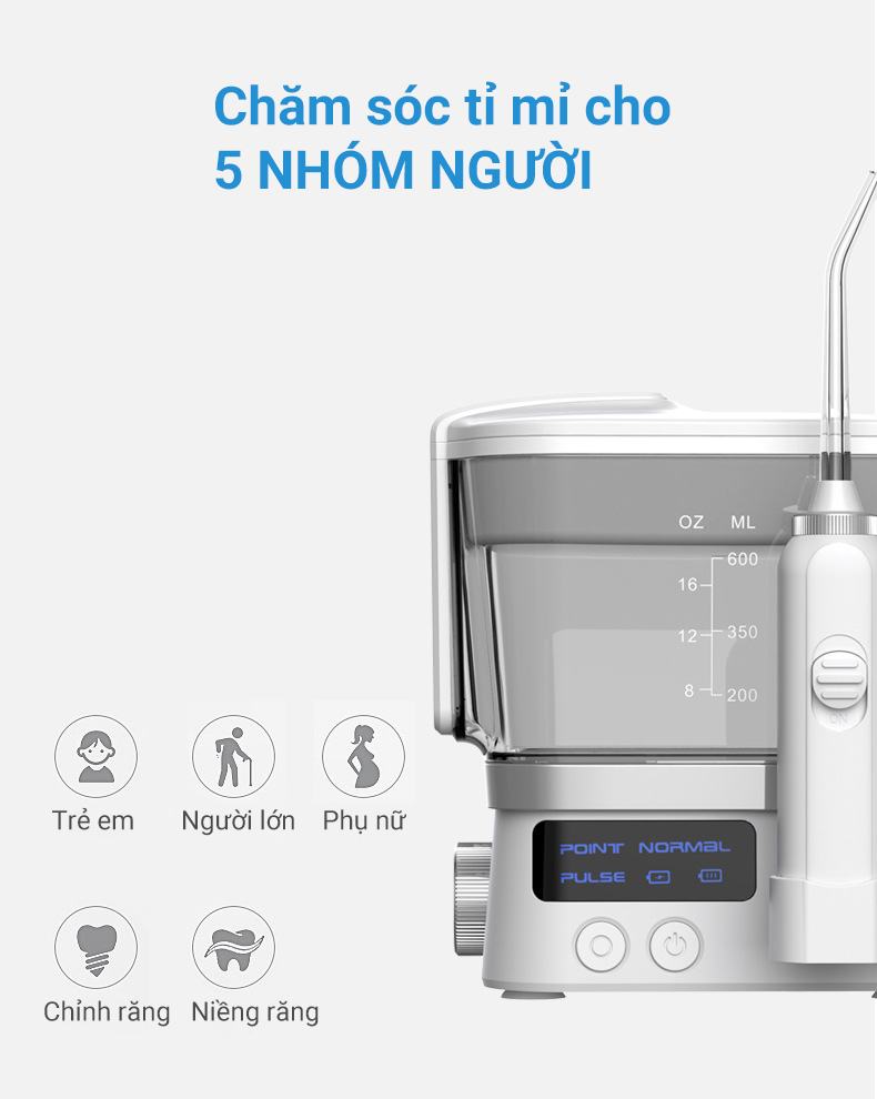 Máy Tăm Nước Gia Đình Mocato M810