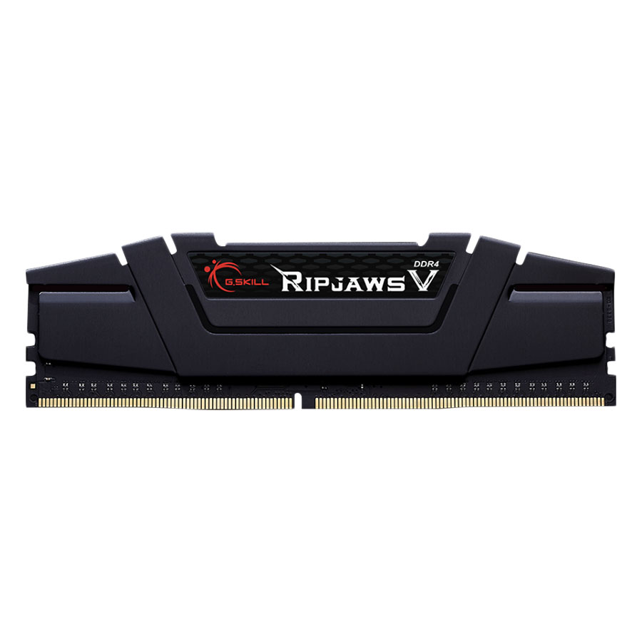 Bộ 2 Thanh RAM PC G.Skill F4-3200C16D-16GVKB Ripjaws V 8GB DDR4 3200MHz UDIMM XMP - Hàng Chính Hãng