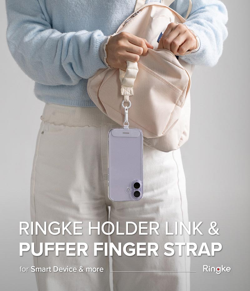 Dây đeo RINGKE Holder Link Puffer Finger Strap - Hàng Chính Hãng