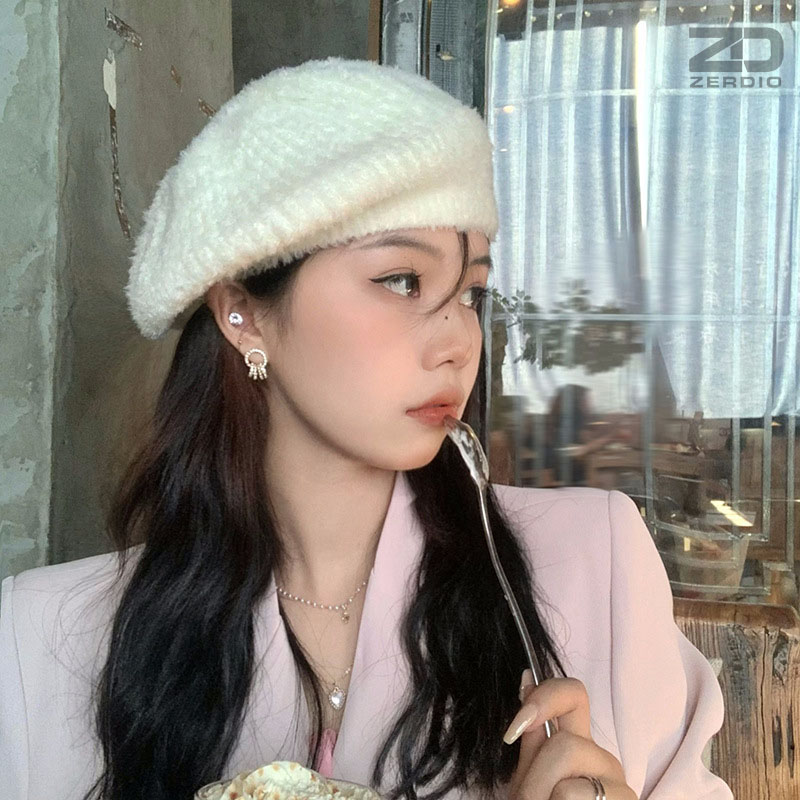 Mũ Nồi Nữ, Nón Beret Thu Đông Sang Trọng MNN025