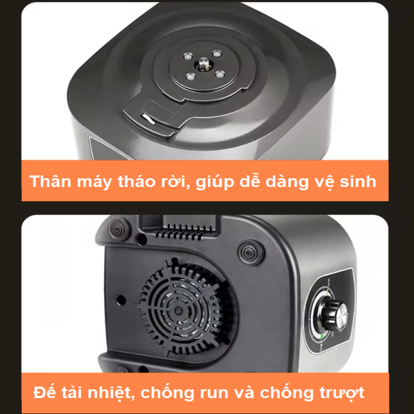 Máy thái rau củ quả đa năng chuyên nghiệp thương hiệu Mỹ cao cấp Septree ANS-A5 - Công suất 600W - Hàng Nhập Khẩu