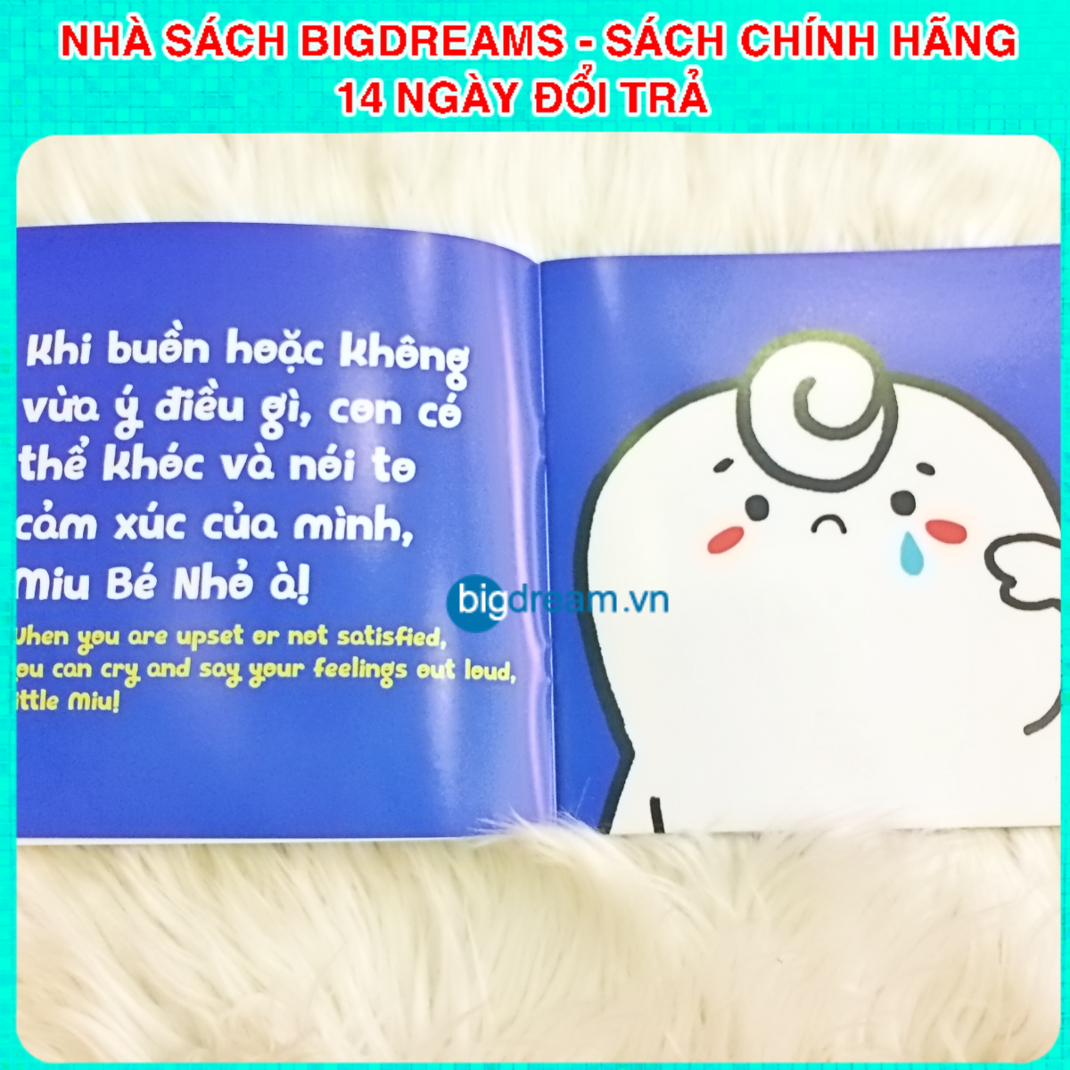 BẢN MỚI SONG NGỮ Miu Bé Nhỏ - Đừng Ăn Vạ Nhé! Phần 1 Ehon Kĩ Năng Sống Cho Bé 1-6 Tuổi Miu miu tự lập hiểu chuyện