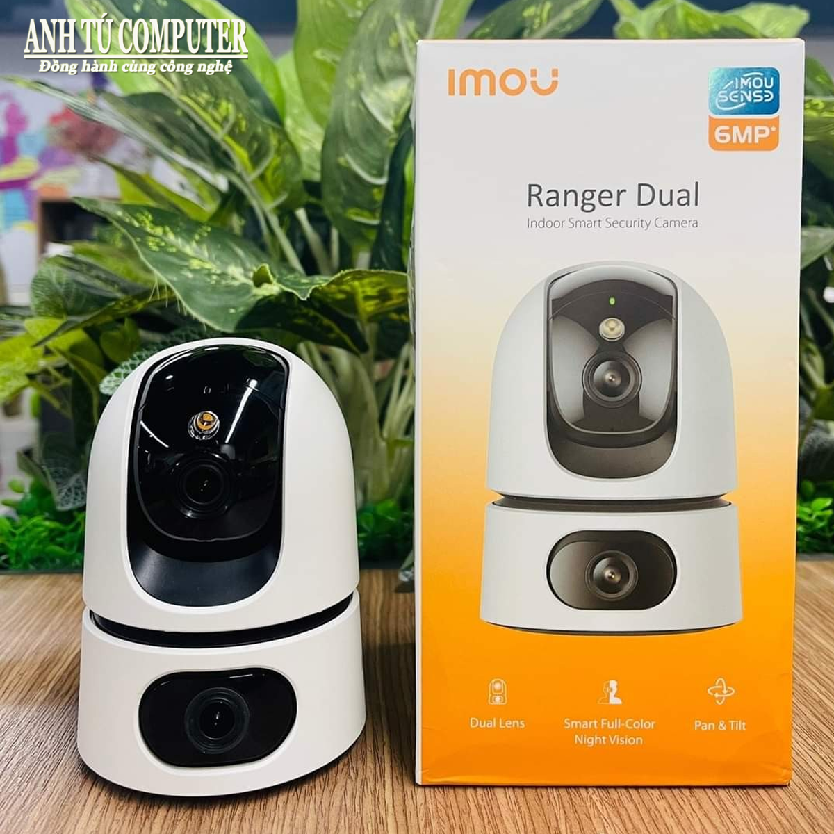 Camera Wifi iMOU Ranger Dual 6MP IPC-S2XP-6M0WED 2 mắt hàng chính hãng