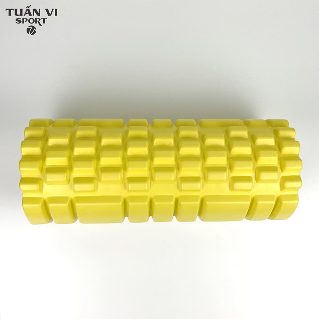 Con lăn Massage giãn cơ phục hồi cơ hỗ trợ tập luyện tập Thể dục Thể thao Gym, Yoga - Eva Foam Roller Size 33 x 14 cm