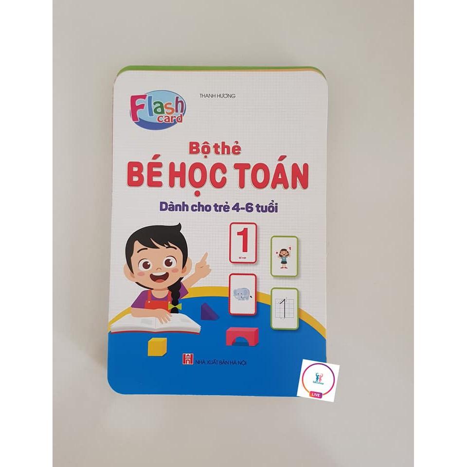 Bộ Thẻ Học Toán Cho Bé Nhận Biết Con Số 10x15cm CHO BÉ THÔNG MINH