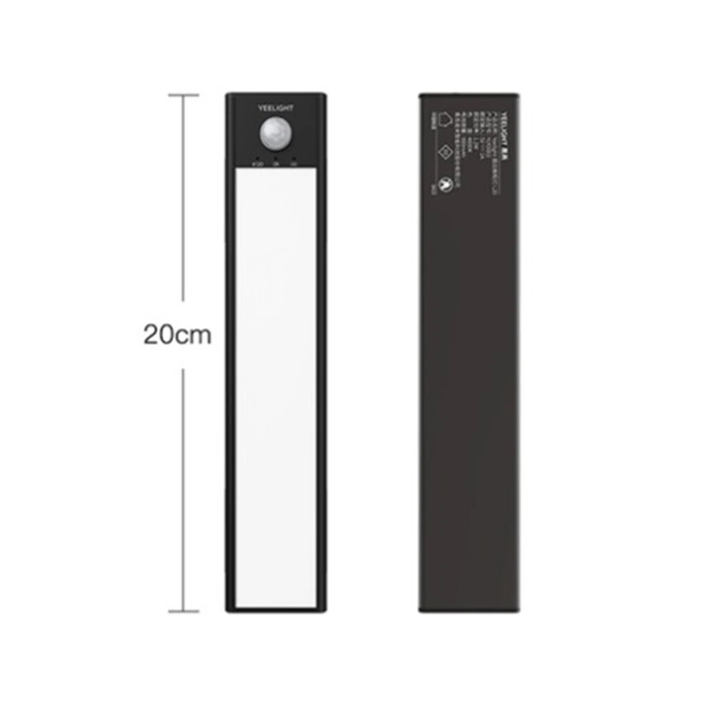 Đèn led thanh cảm biến tích điện Yeelight, Ánh sáng trắng 20-40-60cm, pin sạc type C - Nhập khẩu chính hãng
