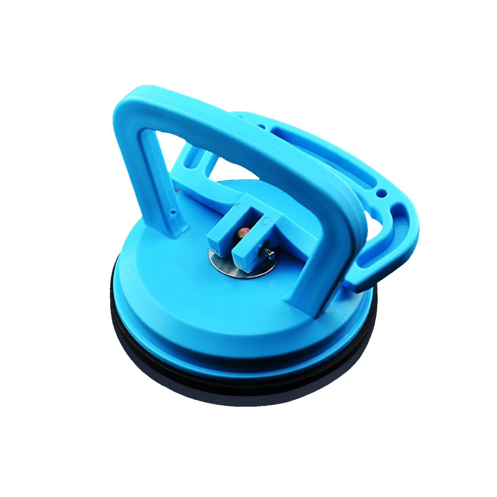 Glass Suction Cups Heavy Duty Aluminum Alloy Handheld Vacuum Panel Lifter Glass Sucker with Thick Large Rubber Pad for Lifting Moving Glass Ceramic Tiles Granite Marble