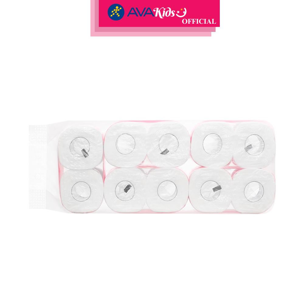 Lốc 10 cuộn giấy vệ sinh Bless You À La Vie không mùi 2 lớp - Hàng Chính Hãng